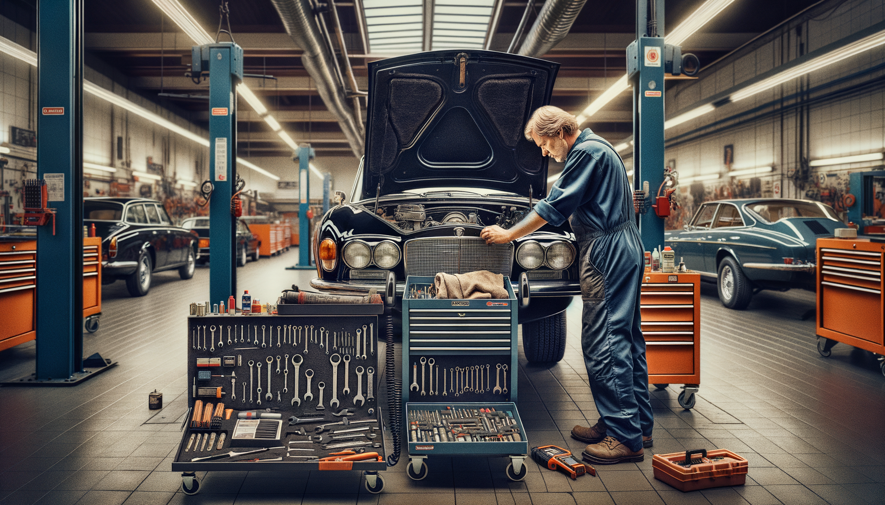 Moderne KFZ-Werkstatt